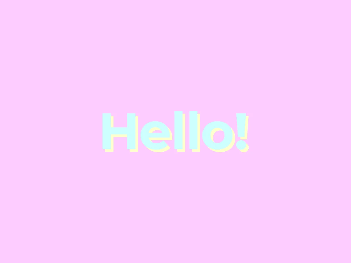 Hello world! 👋